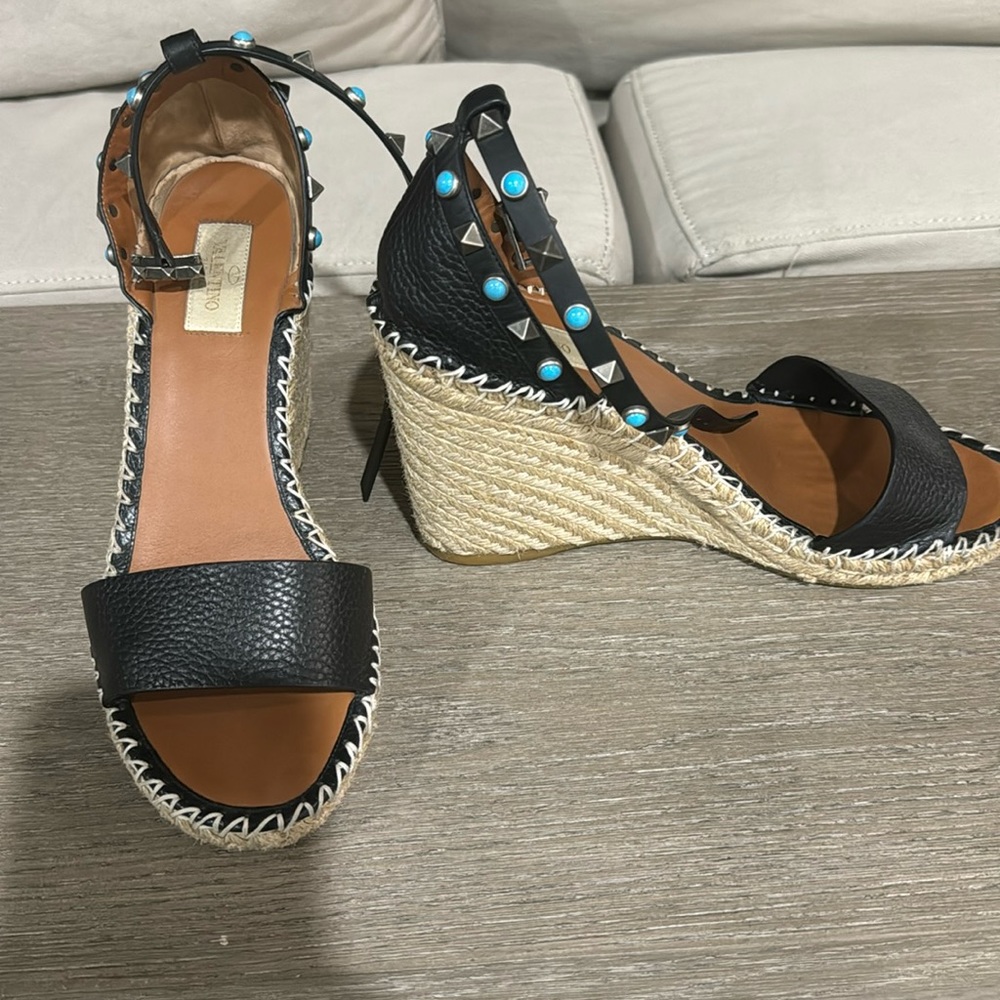 Valentino wedges.